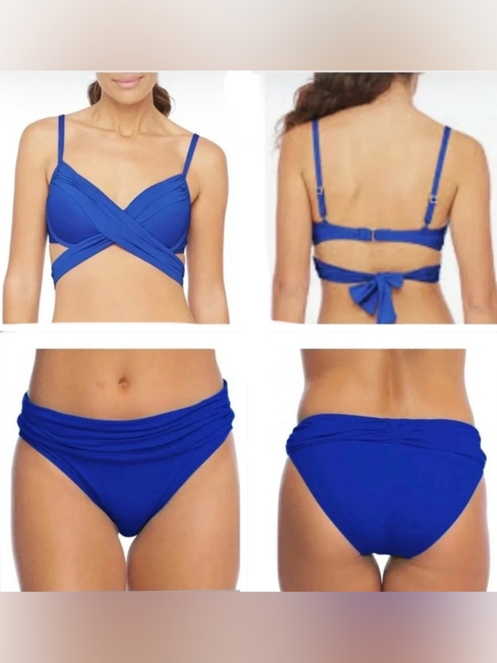 La Blanca Island Goddess Bikini Set Size 8